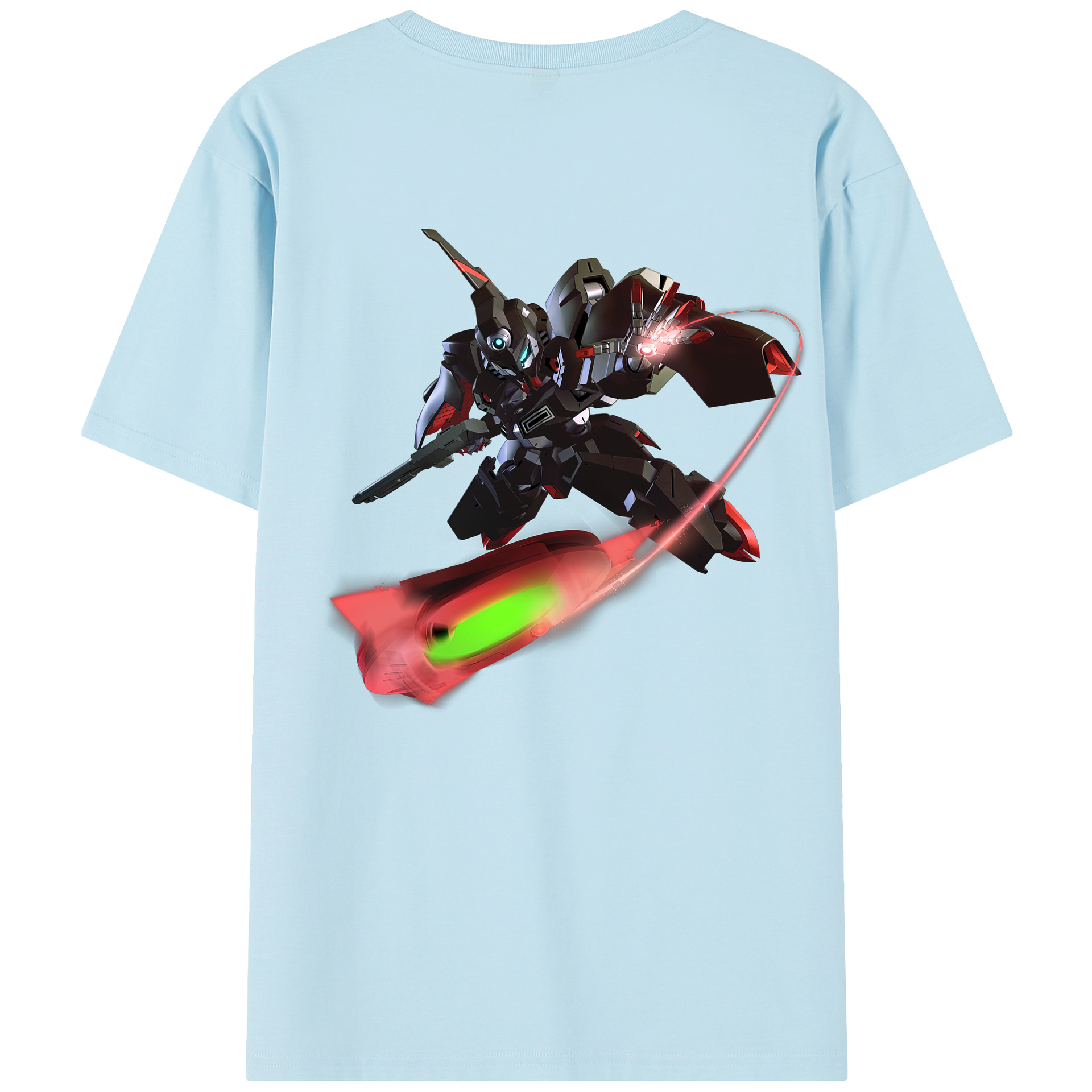 （画像用） 機動戦士ガンダム Mobile Suit Gundam 綿100％半袖Tシャツ（背面プリント）